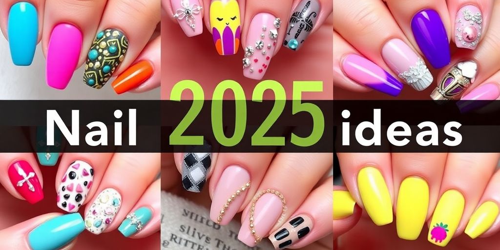 Colorful short nail designs for 2025 inspiration.